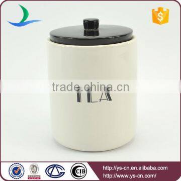 Wholesale Modern Style Decal Set of 5 Ceramic Kitchen Canister Sets photo-3