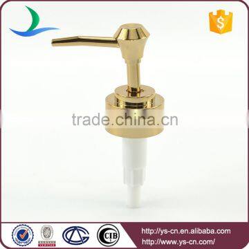 Delicated Design Diamond Shape Golden ABS Plastic Lotion Pump