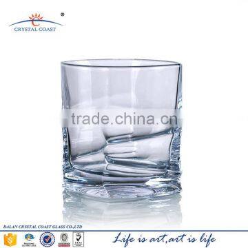 290ML unique weight thick crystal cheap wine glasses wholesale glasses