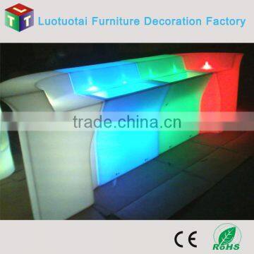 Rechargeable LI Battery Operated Illuminated Furniture 16 Color Changing Led Bar Counter photo-2