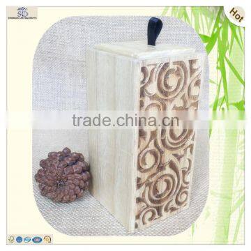 Laser Engraving Pattern Drawer Wooden Collective Box photo-2