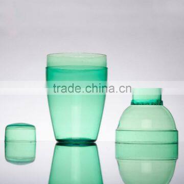 7 oz Mini Cocktail Shaker With Cover and Strainers photo-3