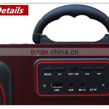 Perfect 3D Stereo Sound Quality Dual Speaker Wireless Bluetooth Speaker Microphone Support TF Card, Ratro Home Theatre Speaker photo-5
