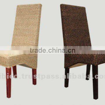 Design 2012 wood, natural rattan, water hyacinth dining chair