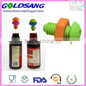 Portable Screw Shape Tampion Silicone Champagne Stopper photo-2