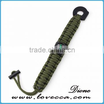 High Quality Paracord 550 Survival Bracelet Designs With Adjustable Buckle