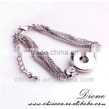 Wholesale Brass Snap Button Jewelry Fashion Button Bracelet photo-3