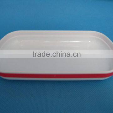 Rotable Large Plate,Two-tone Food Grade Inflight Plate