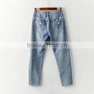 2017 New Arrival Ladies' Hola Denim Pants Skinny Cropped Jeans photo-2