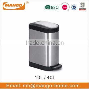 30L Stainless Steel Foot Pedal Kitchen Waste Bin photo-6