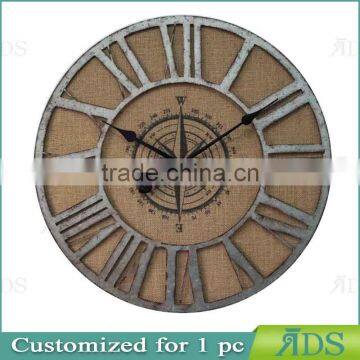 Big Antique Black Factory Wall Clock photo-4