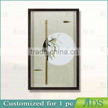 Framed Handmade Gold Ledf Bamboo Home Goods Wall Art photo-2