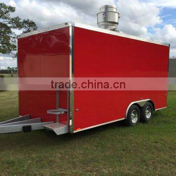 8'6" Wide x 16' Long Food Cart Concession Trailer For Sale photo-2
