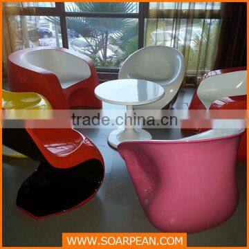 China Luxury Sofas Fiberglass Living Room Chair Sets photo-2