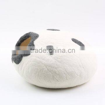 2017 China Supplies Cheap Handmade Kat Vilt Huis 100% Wool Cat House in Stock photo-2