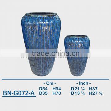 GLAZED CERAMIC OUTDOOR POT BN-G072 photo-2