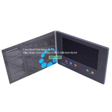 7 Inch Lcd Video Book, Video Invitation Card, Video Brohcure Gift photo-3