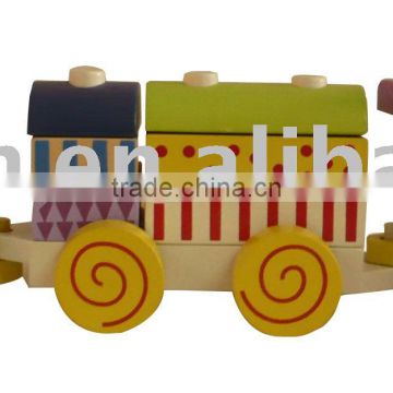 blocks train, wooden toys,train toys