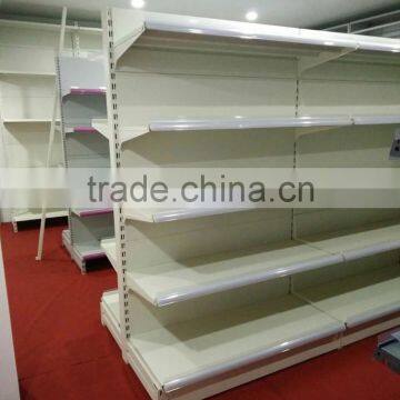 Double-sided backboard shelving /supermarket shelf