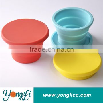 Flexible Silicone Baby Drinking Cup Water Foldable Cup