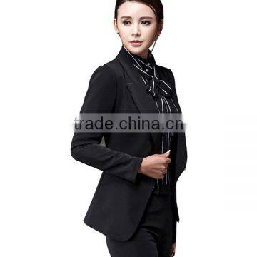 65% Polyester 35% Viscose Fabric Business Office Uniform Designs For Fat Women photo-2