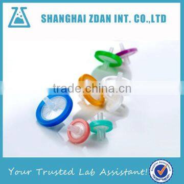 Syringe filter Nylon MCE PTFE PES PVDF PP CA Glass Fiber