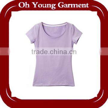 customized blank t shirt women t shirt comfortable candy colour