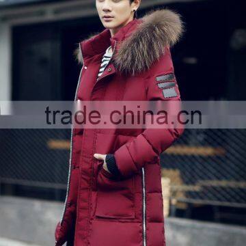 Custom Warm Fur-collar Slim Fit Casual Jacket Unisex Parka Cotton Padded Winter Jacket photo-3