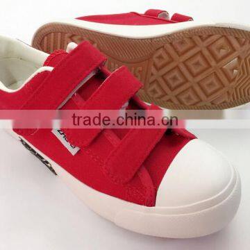 GZY Factory Guangzhou Hook and Loop Cheap Price Canvas Shoes Stock photo-3