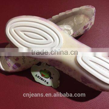 GZY Stocklot Summer Plastic Lucency Woman Lady Slipper Factory China photo-2