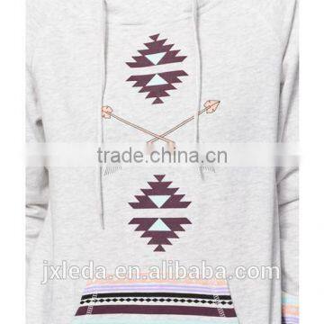 Fashion Women Grey Print Hoodie Sweatshirt Custom in Nangchang photo-3