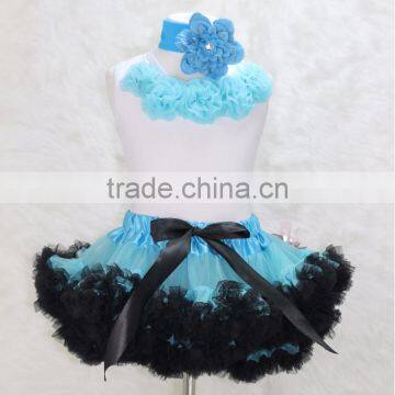 New design tutu pettiskirt set for girls, small fresh summer wear girl's super fluffy pettiskirt set