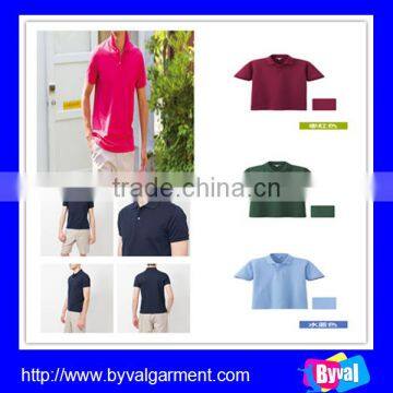 Wholesale 100% Cotton Men Short Polo Shirts photo-3