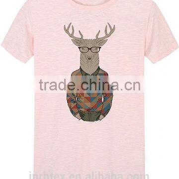 50% Cotton 50% Polyester Custom Screen Printed t Shirt photo-2