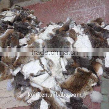 Luxury Stuff Leather Rabbit Real Fur Cheap and Good Quality Garment Textile Accessories Material Rabbit Fur Skin photo-3