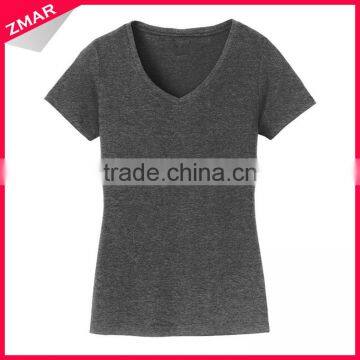 Wholesale printing stylish fancy design women sublimation blank t-shirt