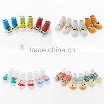 S33242W Comfortable Baby Cartoon Socks Toddler Booties Anti-slip Kids Causual Sock photo-6
