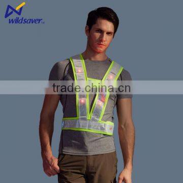 Safety LED Reflective Warning Vest for Traffic Police photo-3