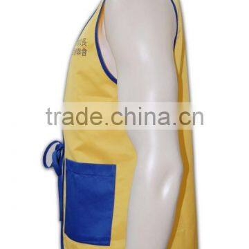 China Manufactory High Quality Front Open Yellow Stand Collar Work Vest photo-3