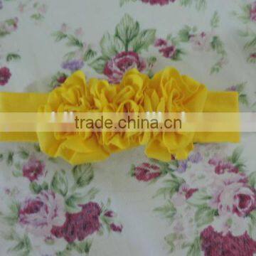 2016 Baby Flower Headbands Wholesale Infant Cotton Hair Band Baby Headwear Flower Hair Elastic Headbands for Babies photo-3