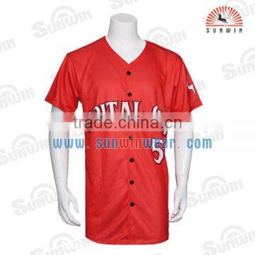 Wholesale Floral Softball Jersey 2015 Customized Team Tops Mens Customzied Blank Baseball Jersey