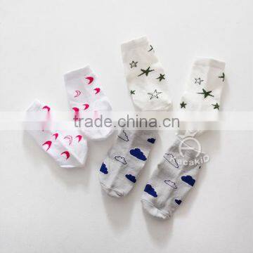 Cute Baby Cotton Socks, Silicone Print Baby Socks photo-6