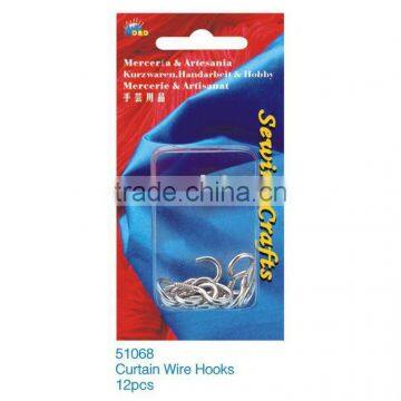 D&D Metal Curtain Wire Hooks In Durable Case