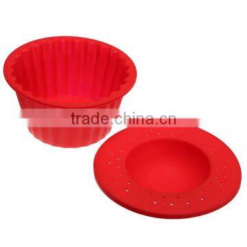 2016 New 3 Pake Silicone Big Top Cupcake Bake Set Baking Mold Mould photo-3