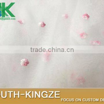 2016 Fashion Lace Fabric Bilateral Symmetry Organza Lace Embroidery Fabrics Bubble 2016 Fashionirt Handmade Diy Excipients Fabr photo-4