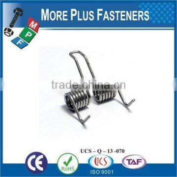 Made IN TAIWAN high qualiy stainless steel spring Double Torsion Spring
