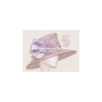 YRSM14200 cocktail hat,sinamay hat, church hat,kentucky derby hat