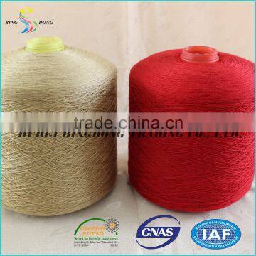 52/2 52/3 China wholesale dyed colors 100% virgin spun polyester yarn