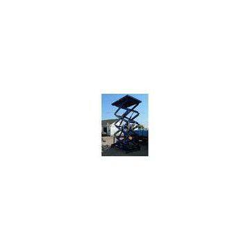 Custom 2 ton telescopic scissors car lift table, aerial work platform, 2000kg, SJG2-3.5