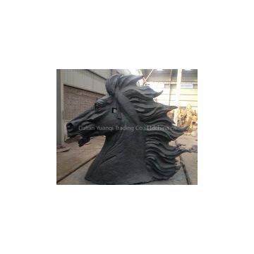 Large Modern Cast Bronze Horse Sculptures photo-2